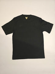 Mens Black Polyester Running Athletic Shirt