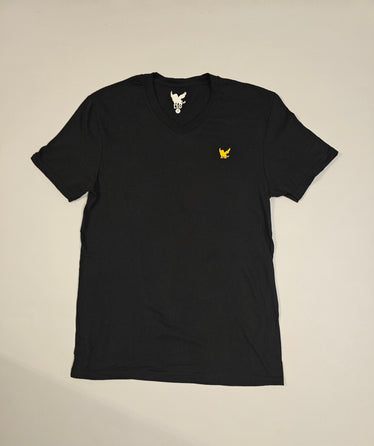 Mens V-neck Embroidered Lion shirt