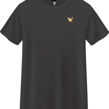 Mens Black Polyester Running Athletic Shirt