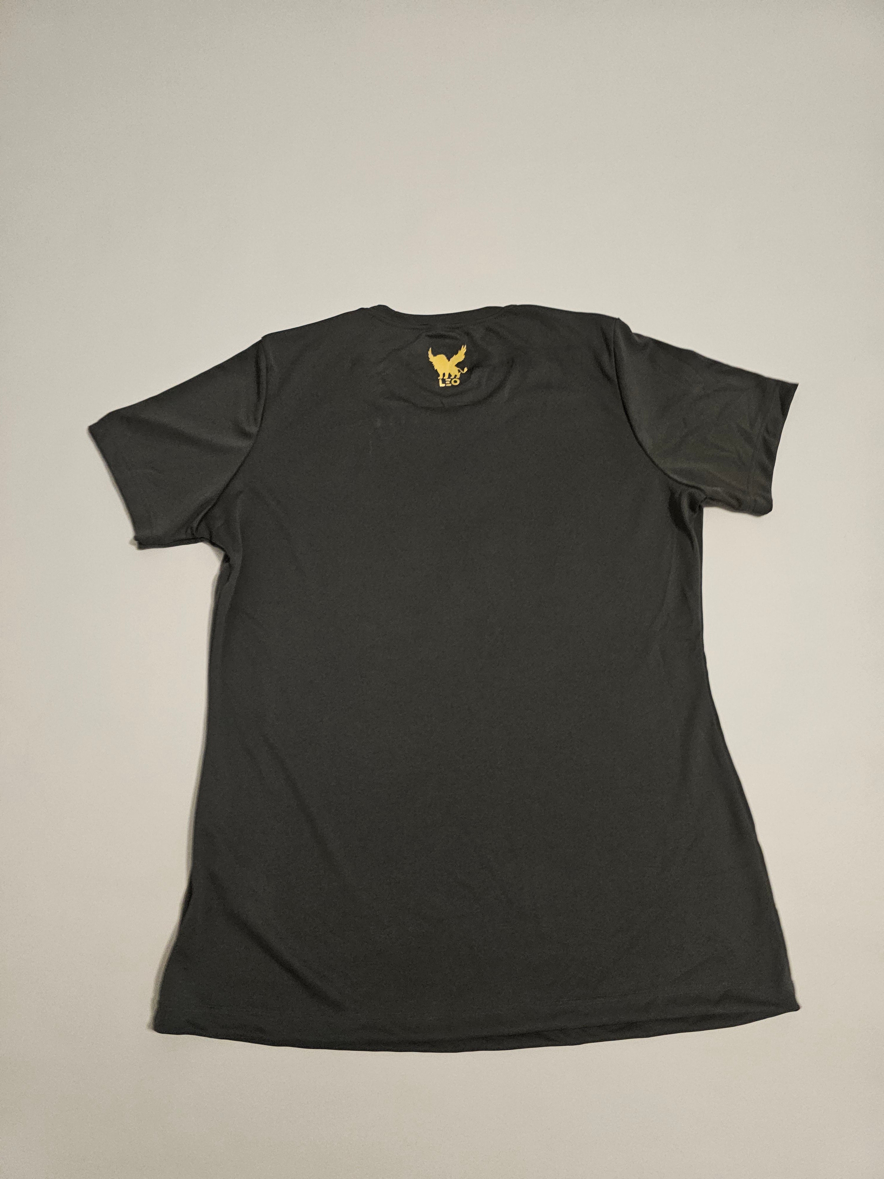 Womens Grey Polyester Running Athletic Shirt