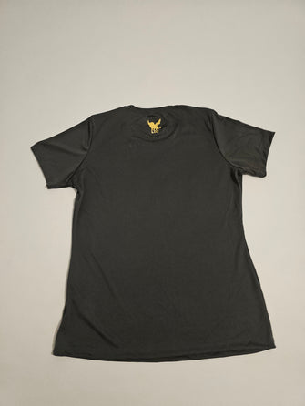 Womens Grey Polyester Running Athletic Shirt